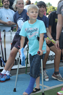 Pechvogel des Hockeycamps 2012